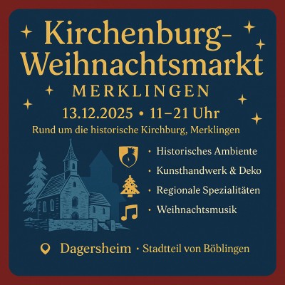 Merklinger Kirchenburg-Weihnachtsmarkt begeistert am 13. Dezember